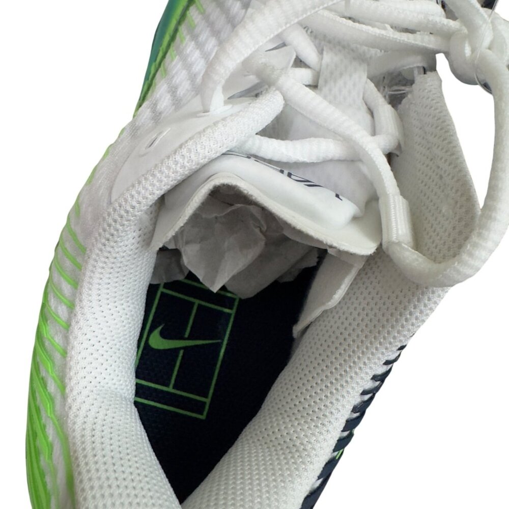Nike court Air Zoom Vapor 11 sneakers Shoes tennis White/Green Size 6 Men no box - Picture 11 of 13